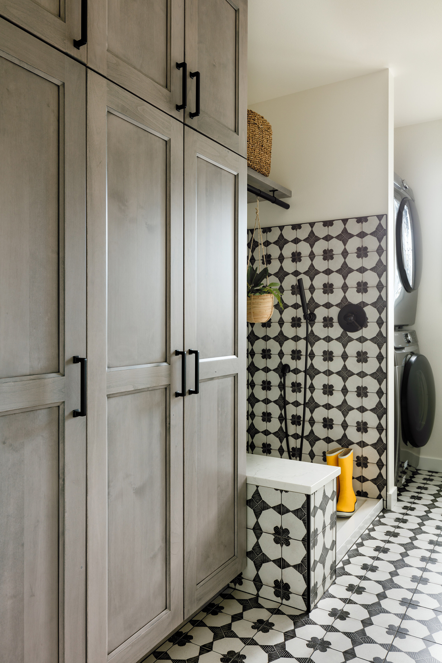 Laundry Room in Lake Washington House