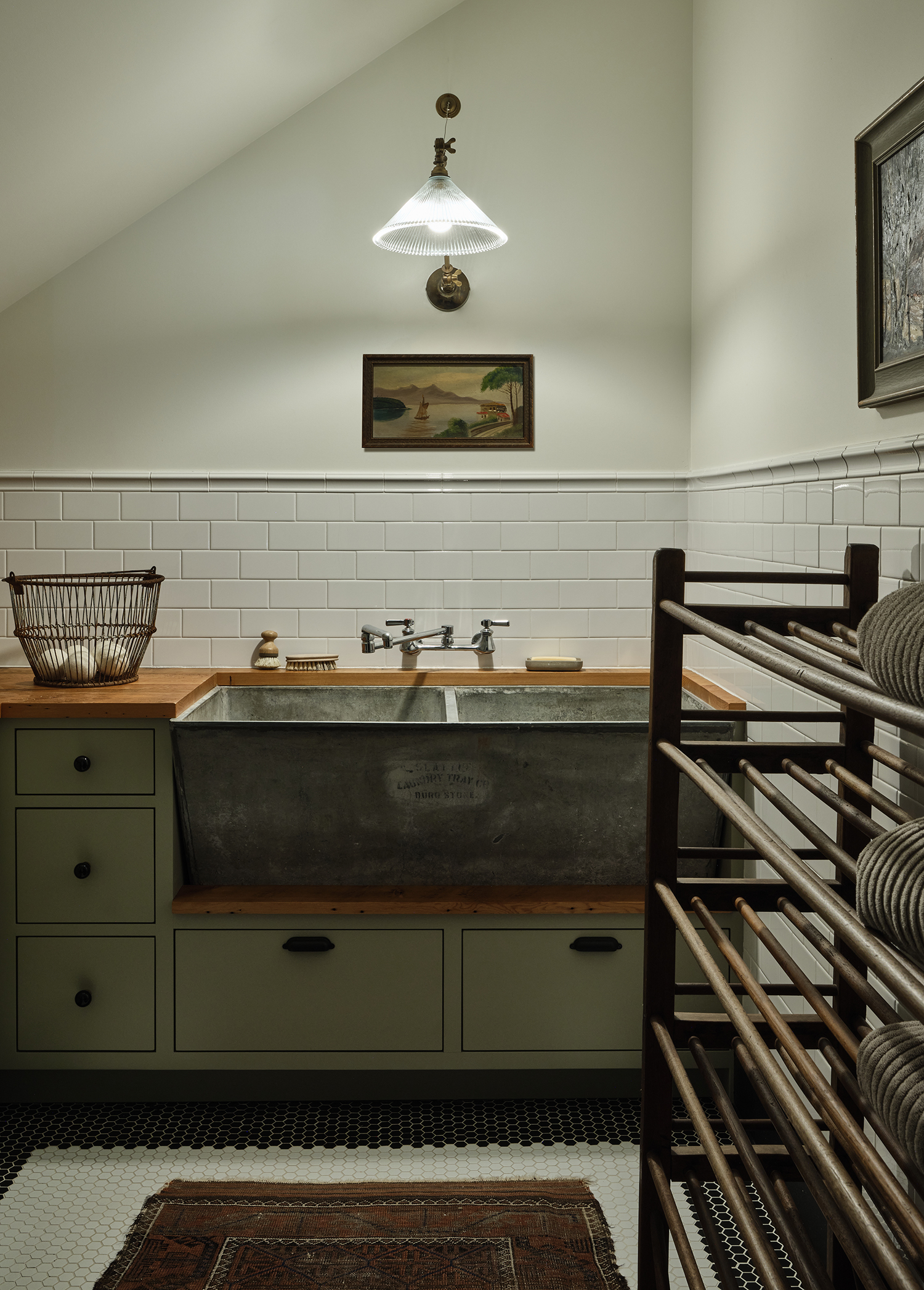 Laundry Room in Washington House by Lisa Staton