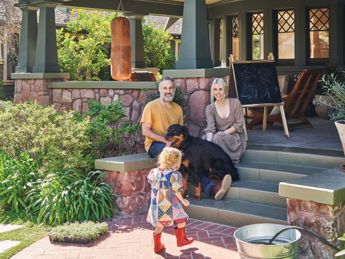 Family on Front Porch