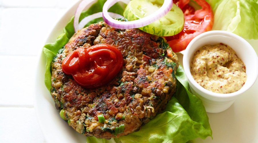 Lentil Veggie Burgers
