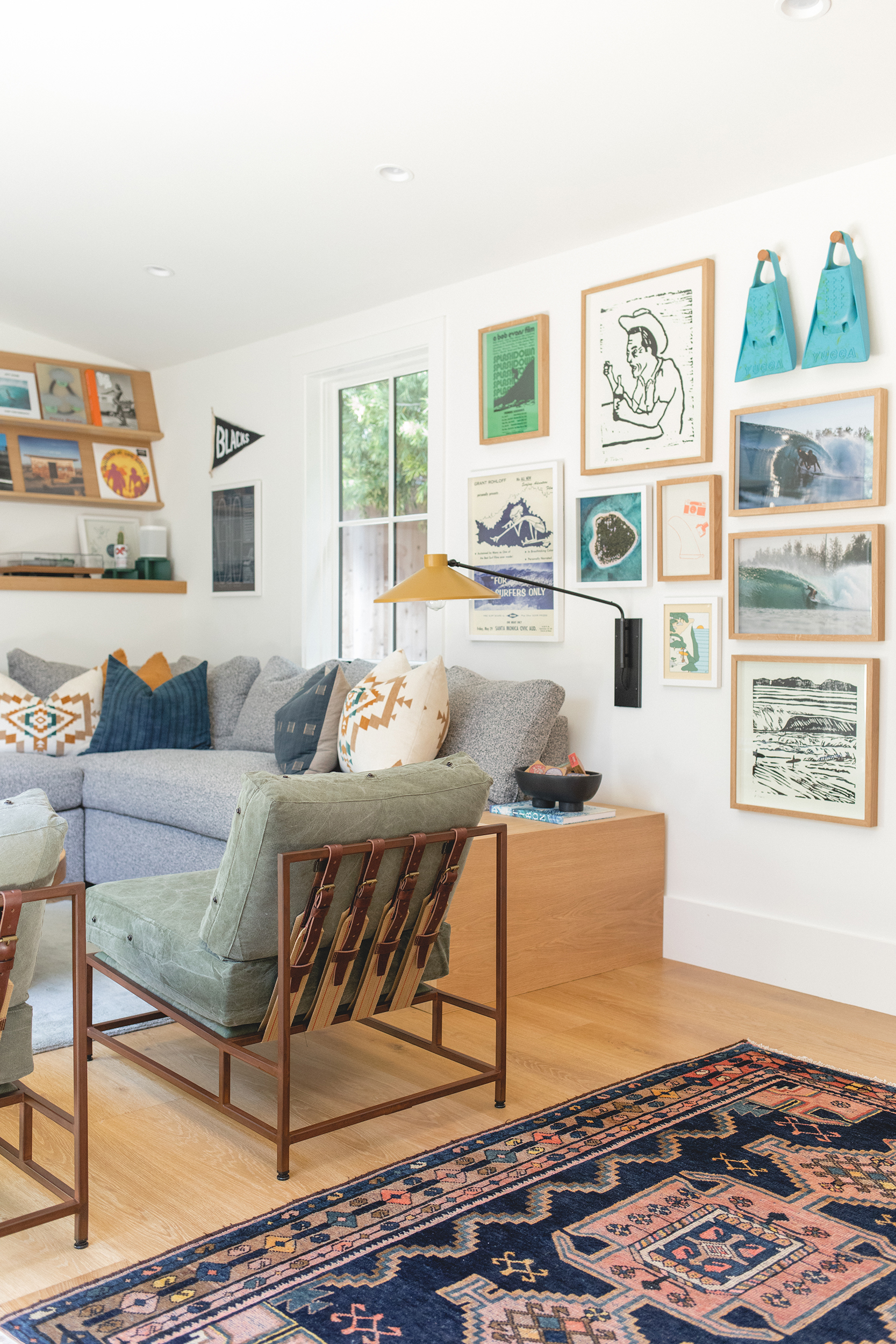 Living Room Art Walls by Skout Interior Design