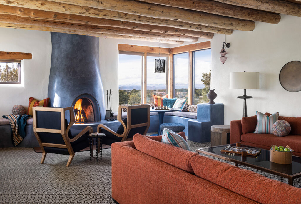 Living Room in Santa Fe House by Atelier Interior Design
