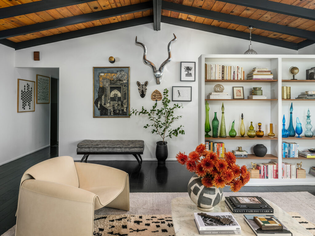 Living Room Bookshelves in Nureed Saeed Home