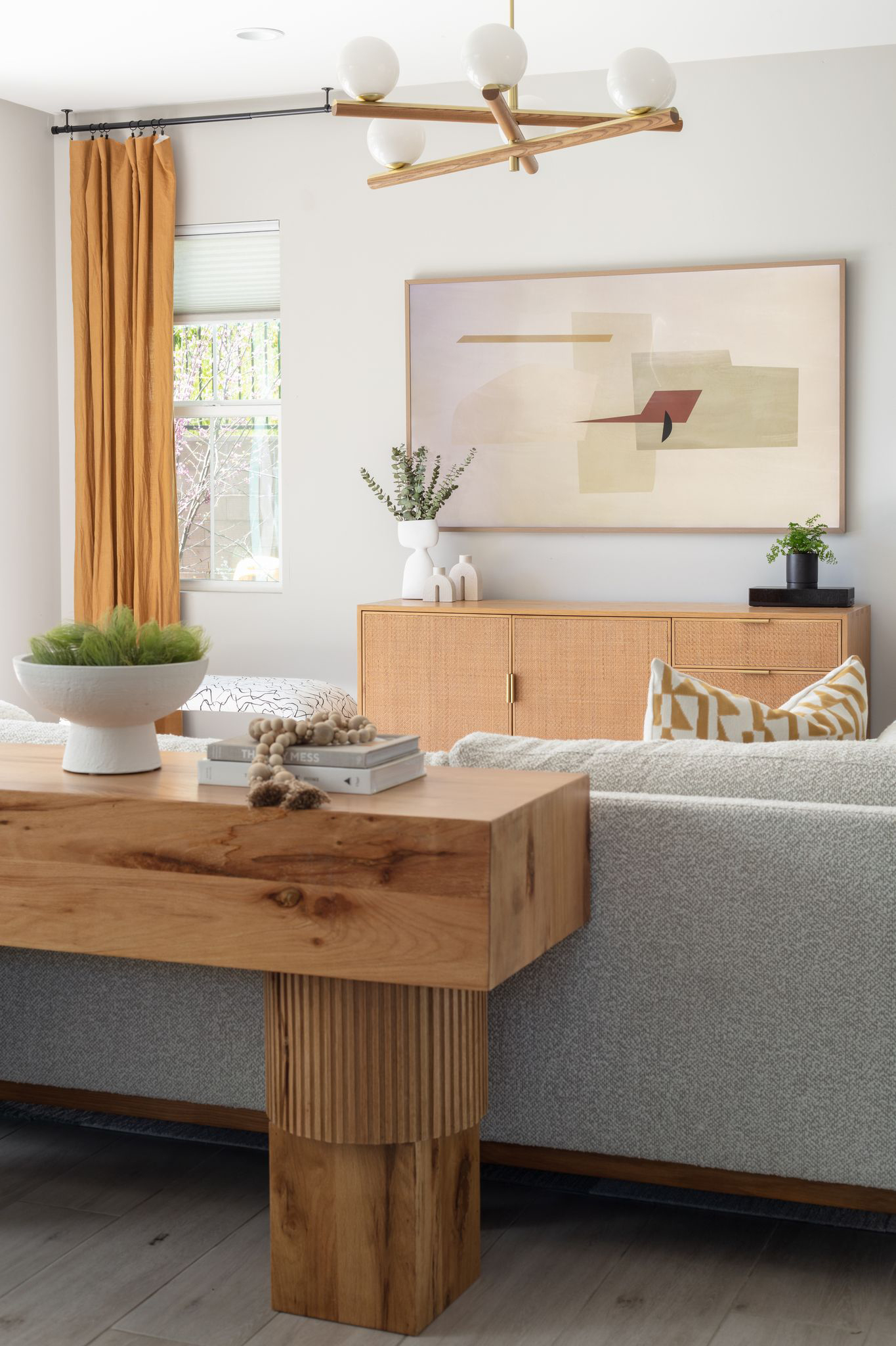 Living Room Couch in San Diego House by Blythe Interiors