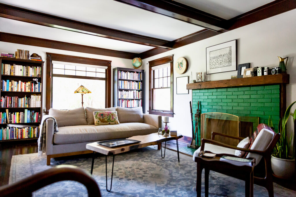 Living Room in Eagle Rock House by Arterberry Cooke