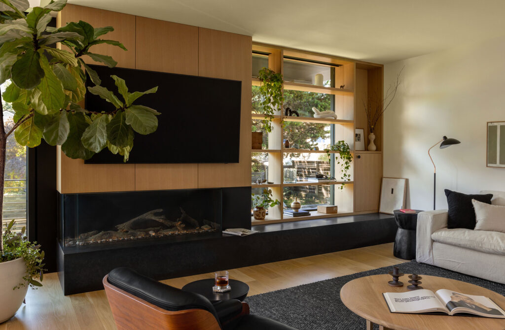 Living Room in Seattle House by Analog Architecture and Design