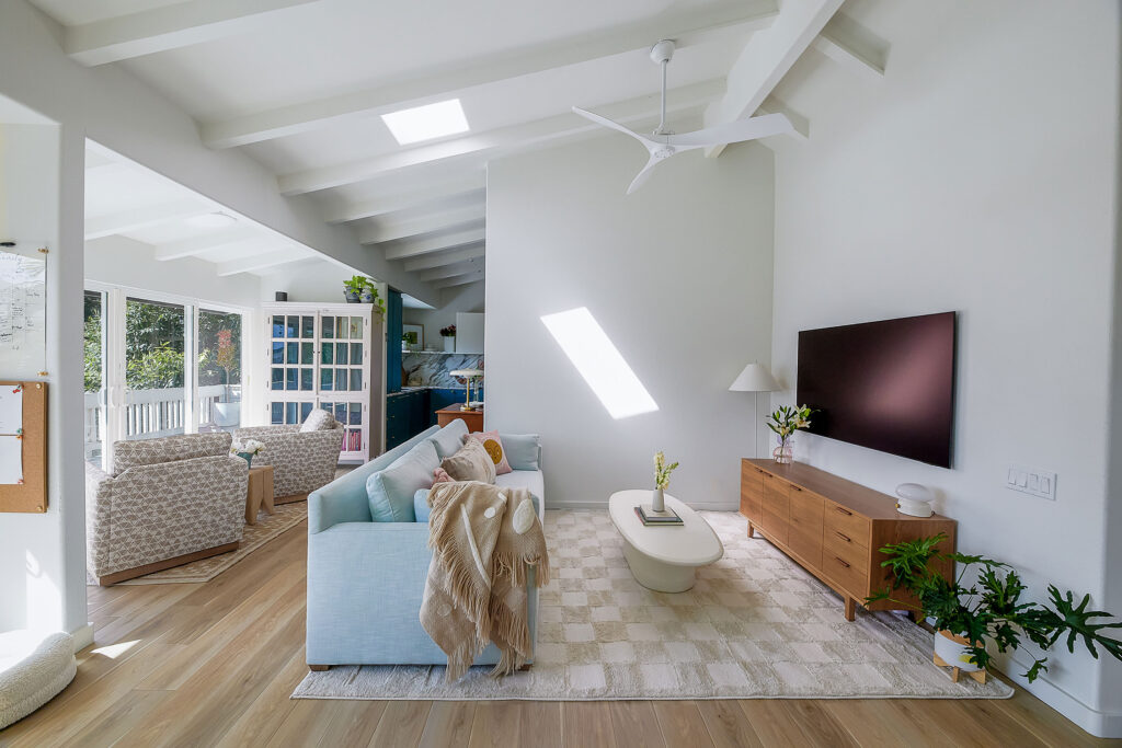 Living Room in Hygge Hawaii House by Shaolin Low