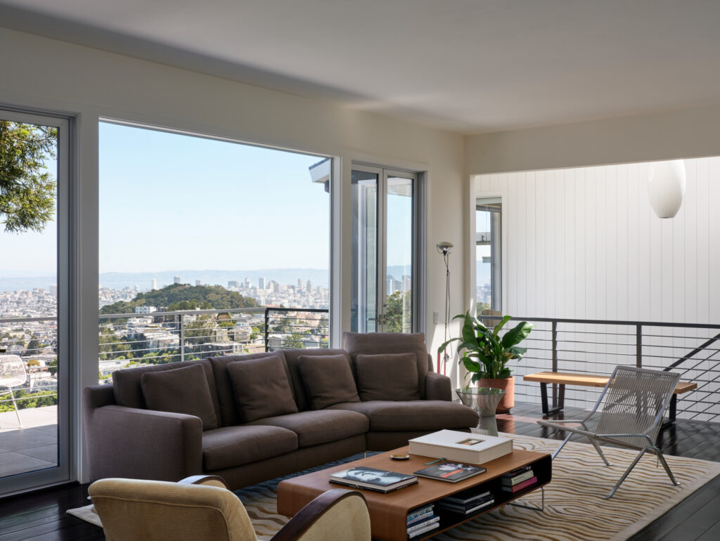 Living Room in SF Ranch House by MDA