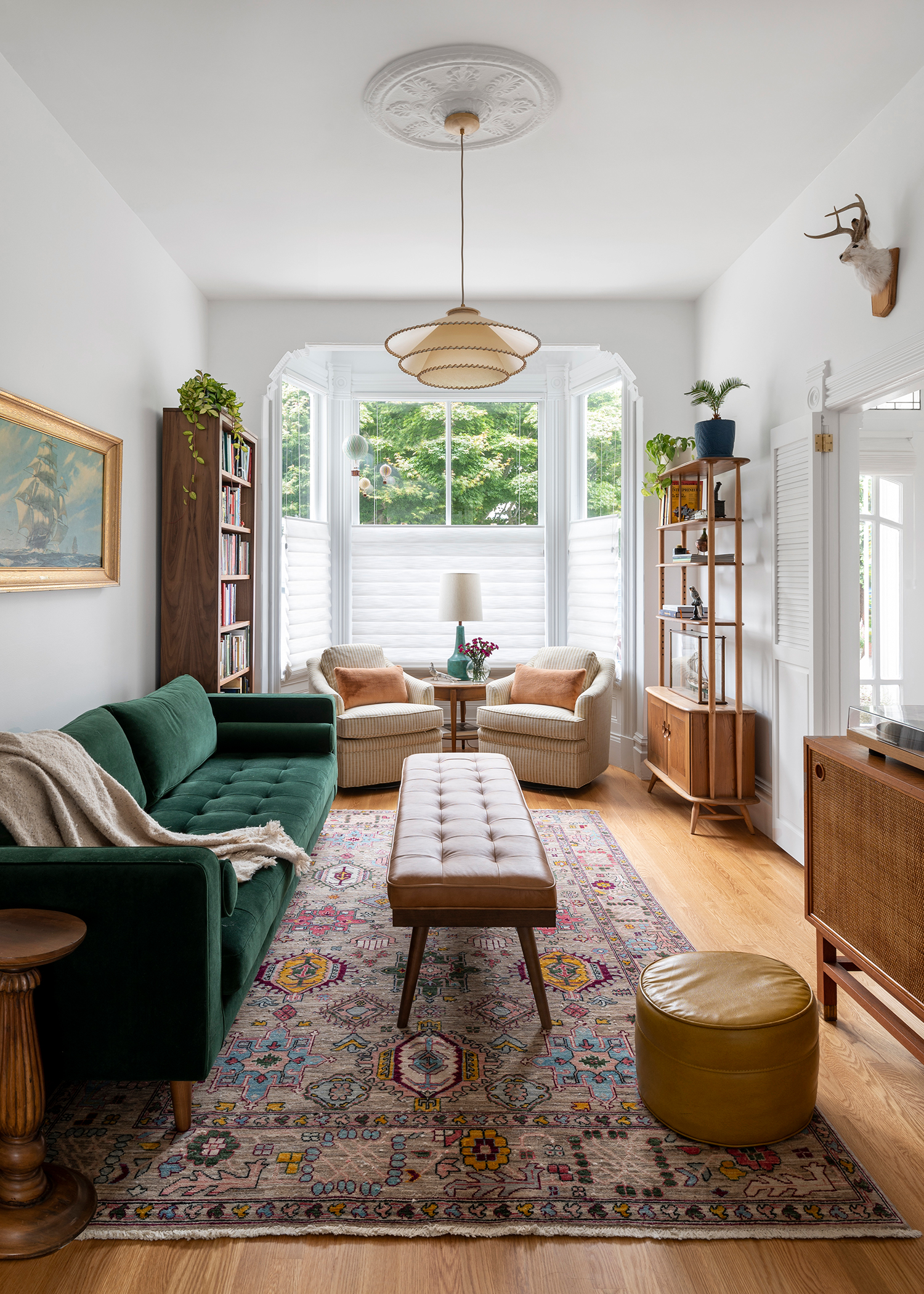 Living Room in San Francisco House by Kendra Nash