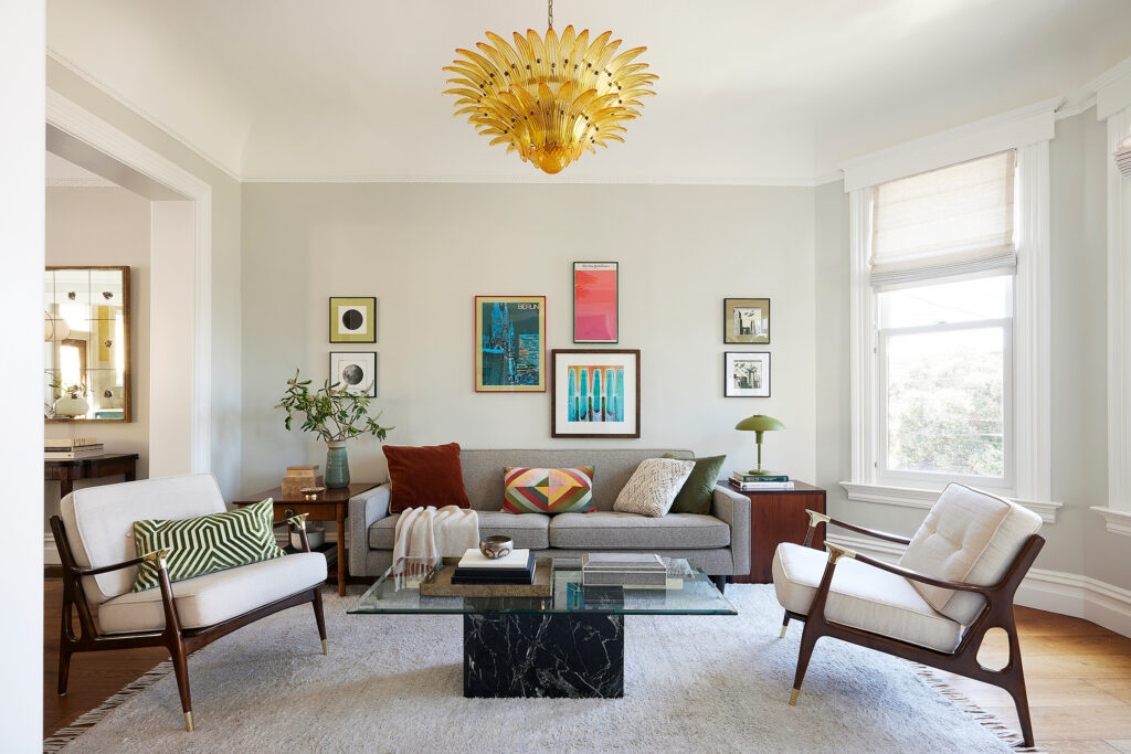 Living Room in Queen Anne SF House by Danielle Novy