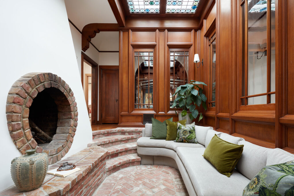 Living Room Skylight in Hillsborough House by Amy Kopp