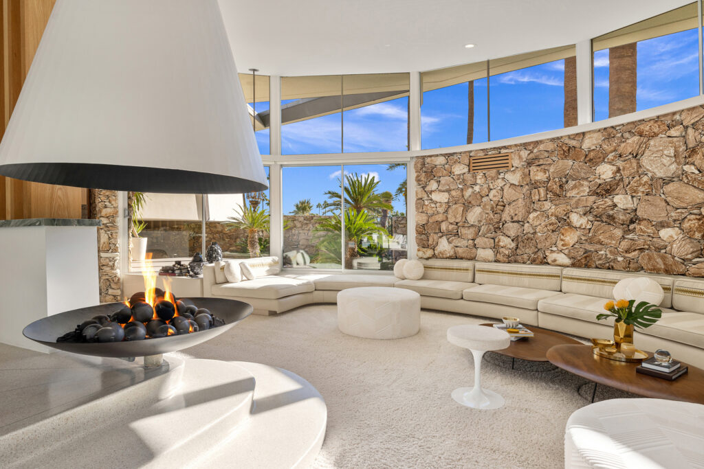 Living Room in The Alexander House 1960 Elvis Honeymoon House