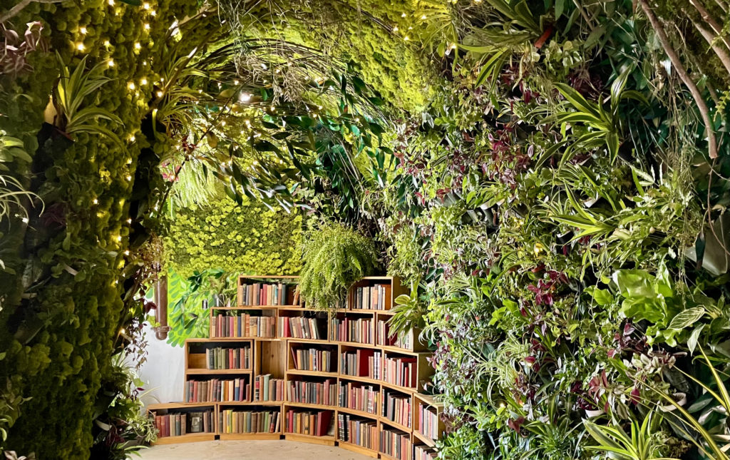 Garden and Bookstore