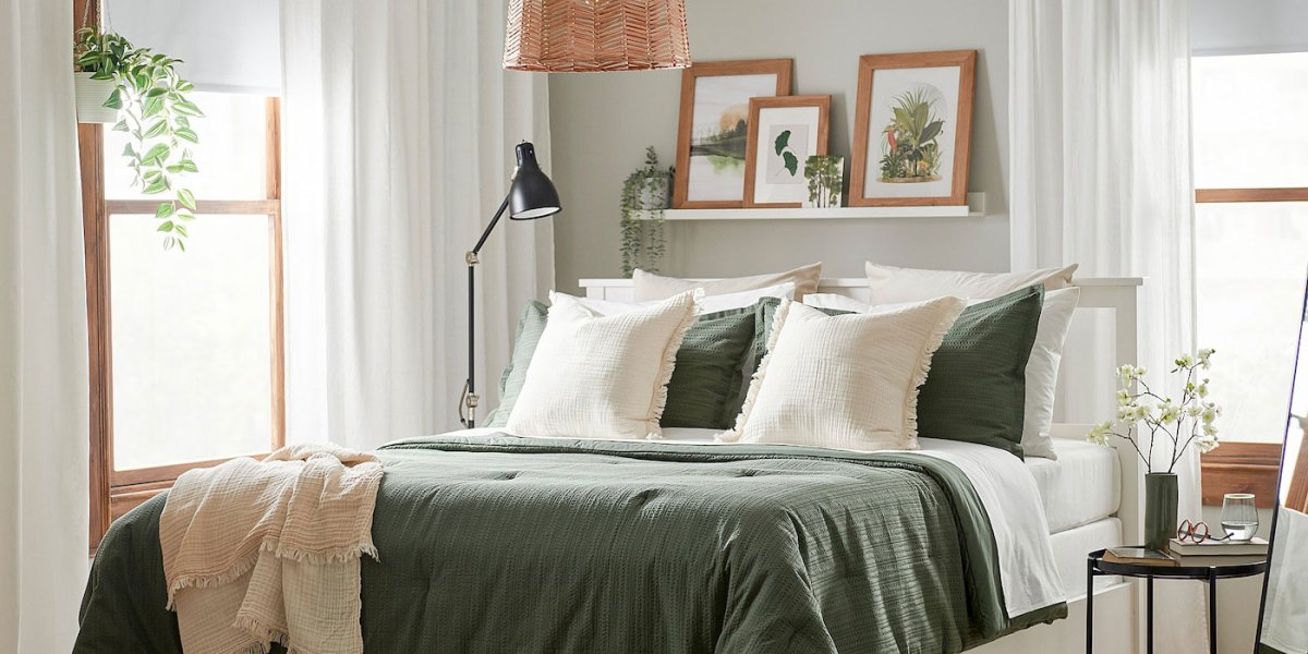 LUKTVICKER Comforter Set Green