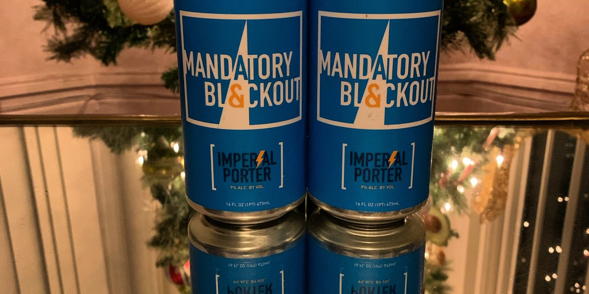 Barrel Brothers Mandatory Blackout Imperial Porter PGE Beer