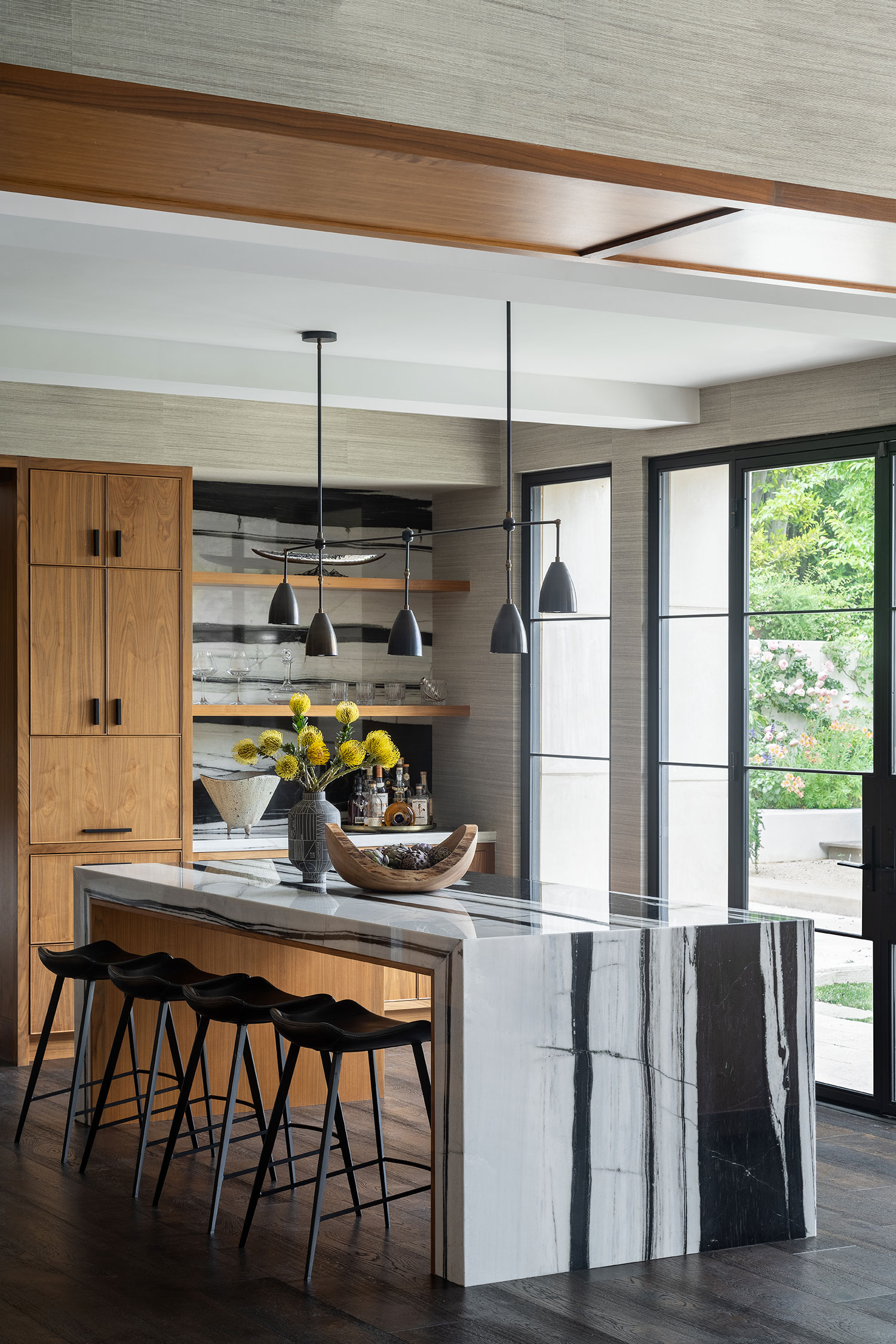 Marble Kitchen Island by Jeff Andrews