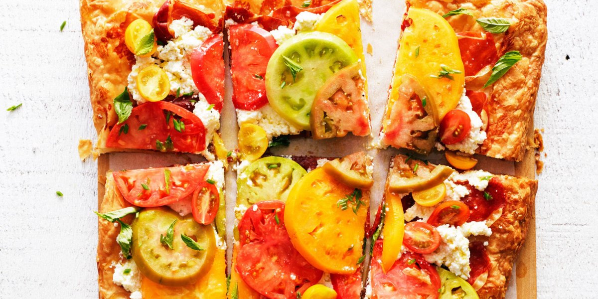 Tomato, Prosciutto, and Ricotta Tart