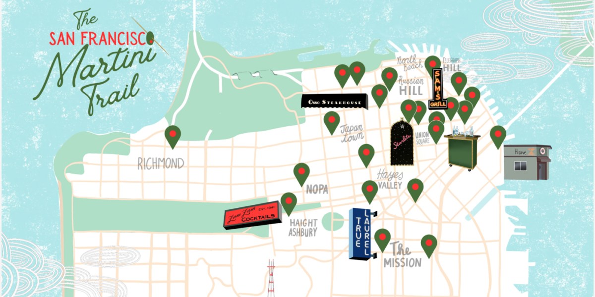 Martini Trail Map