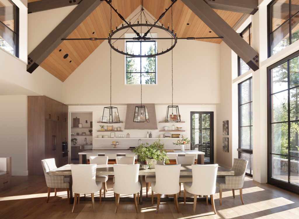 Martis Camp Tahoe Kitchen and Dining Room