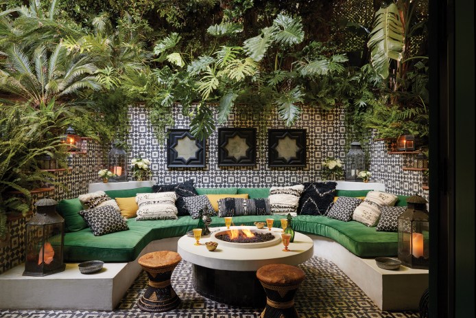 Martyn Lawrence- Bullard Statement Tile Outdoor Entertaining