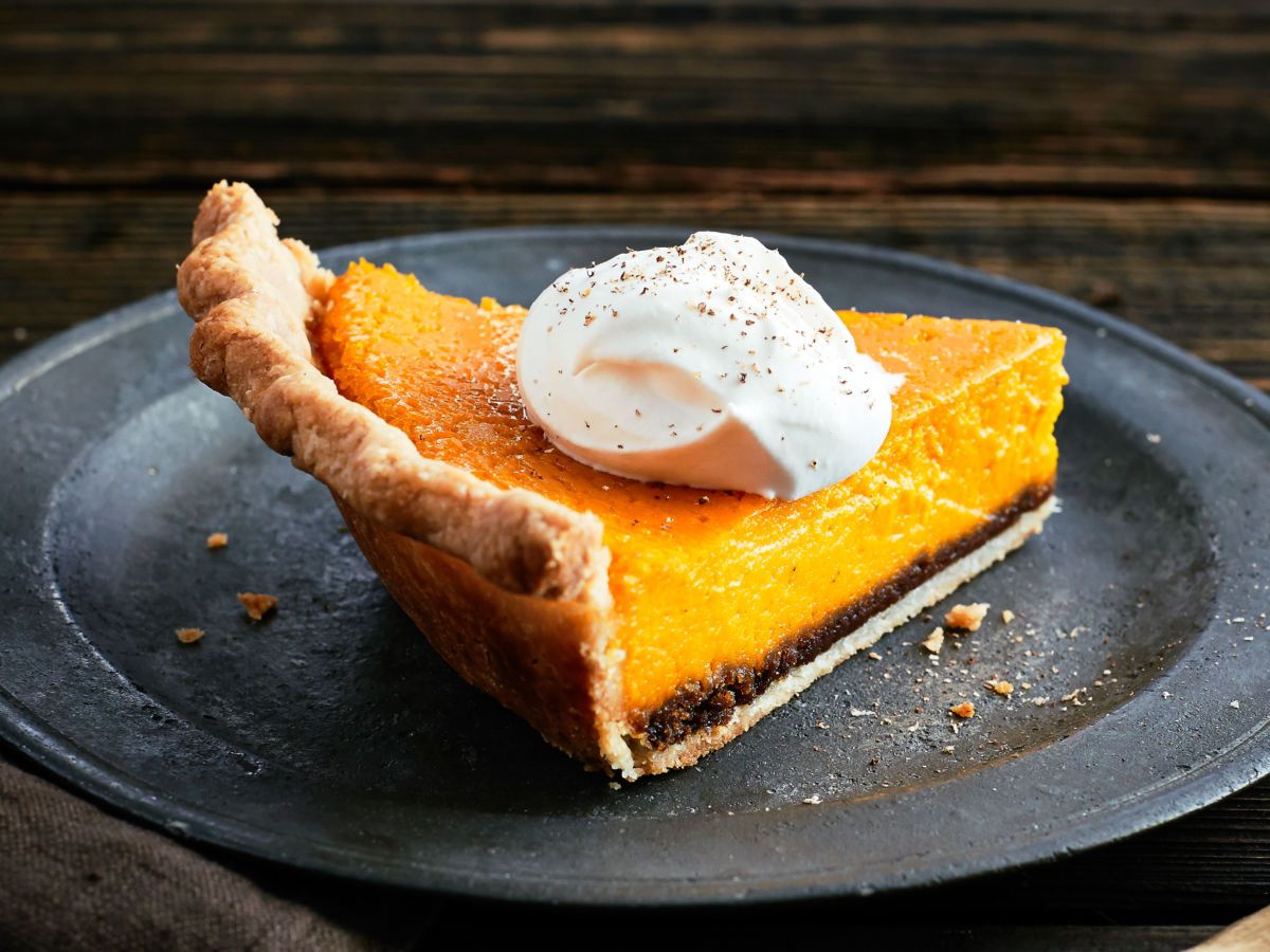 Kabocha Squash Creme Fraiche Pie