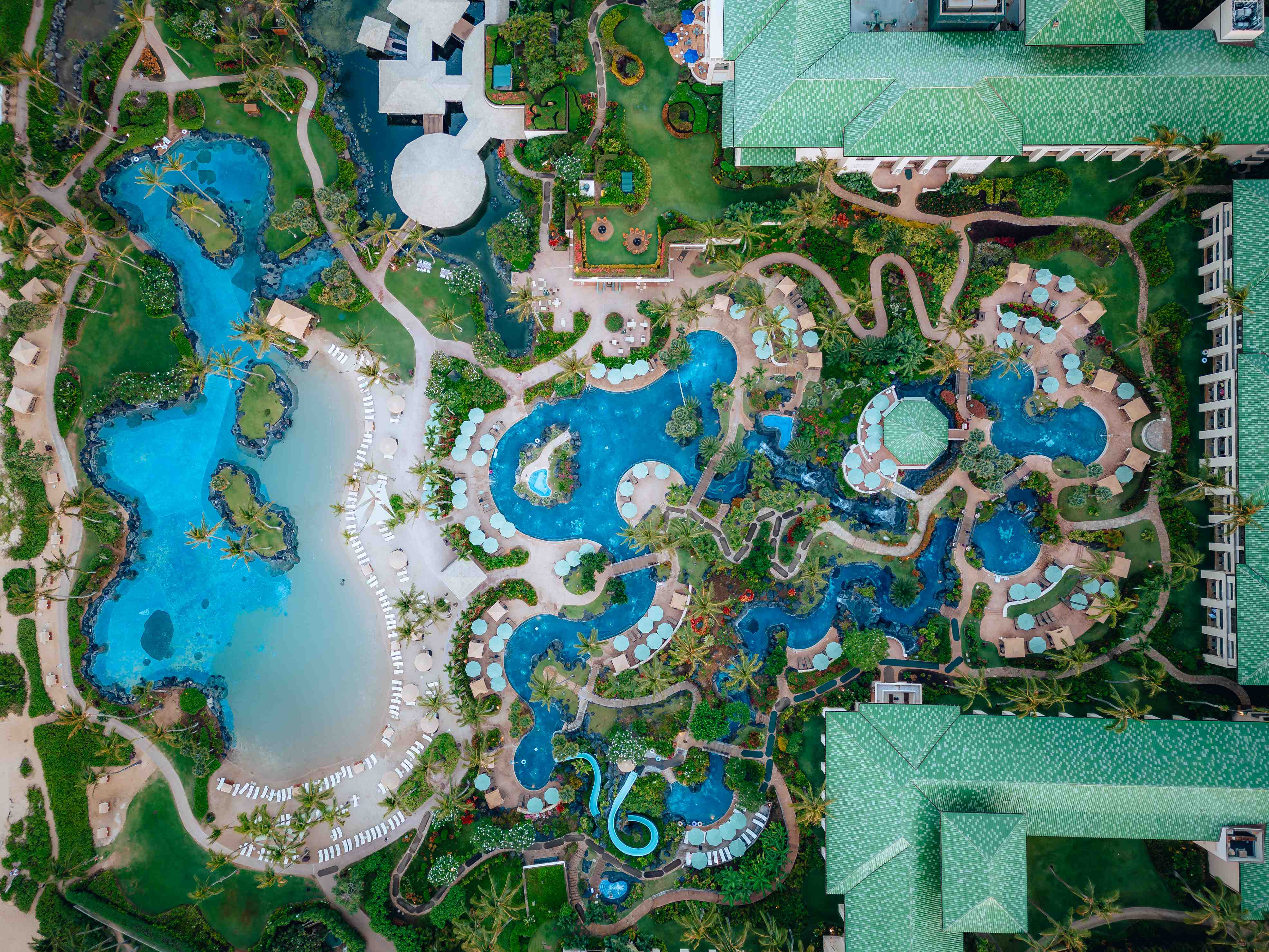 aerial-pool-view-at-grand-hyatt-kauai-resort-spa