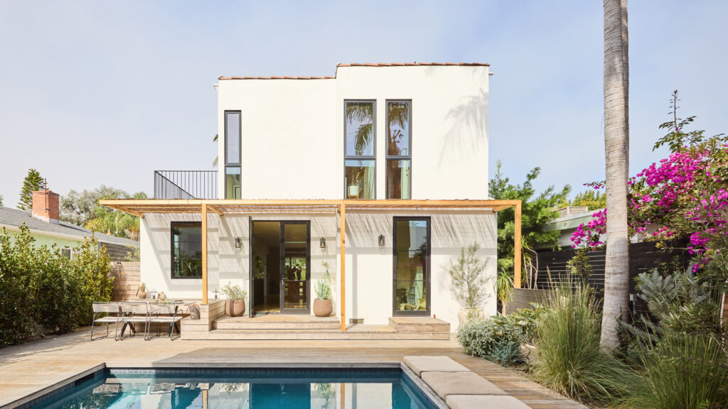 Rear View of Mimi Shin's Venice House