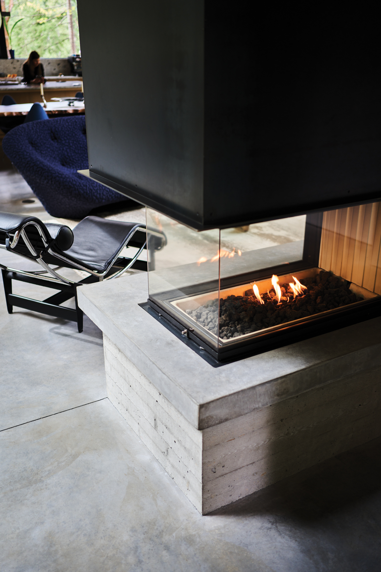 Minecraft House Fireplace