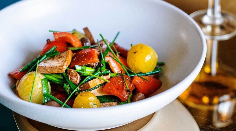 Smoky Tofu with Tomatoes