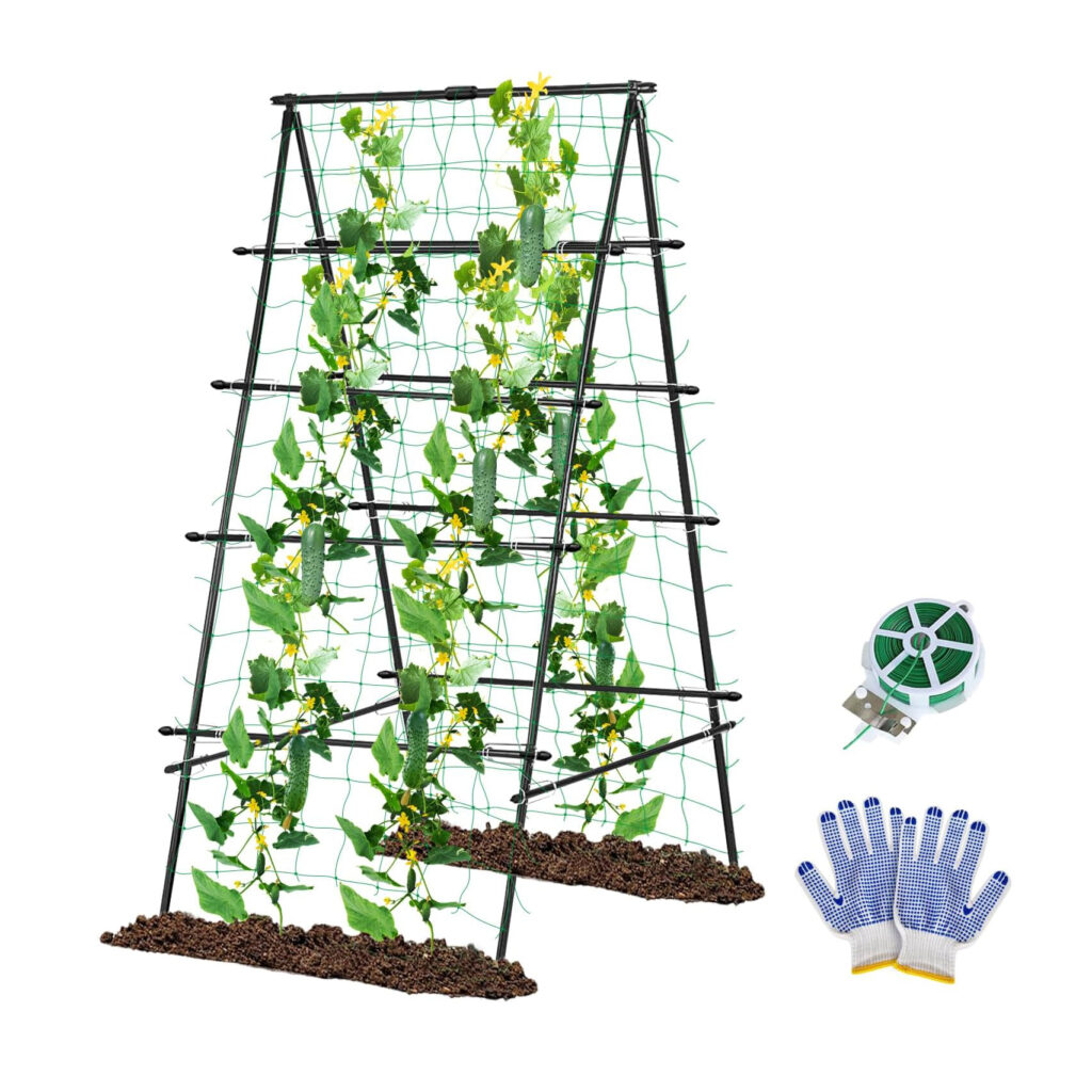 MQUPIN A-Frame Garden Trellis