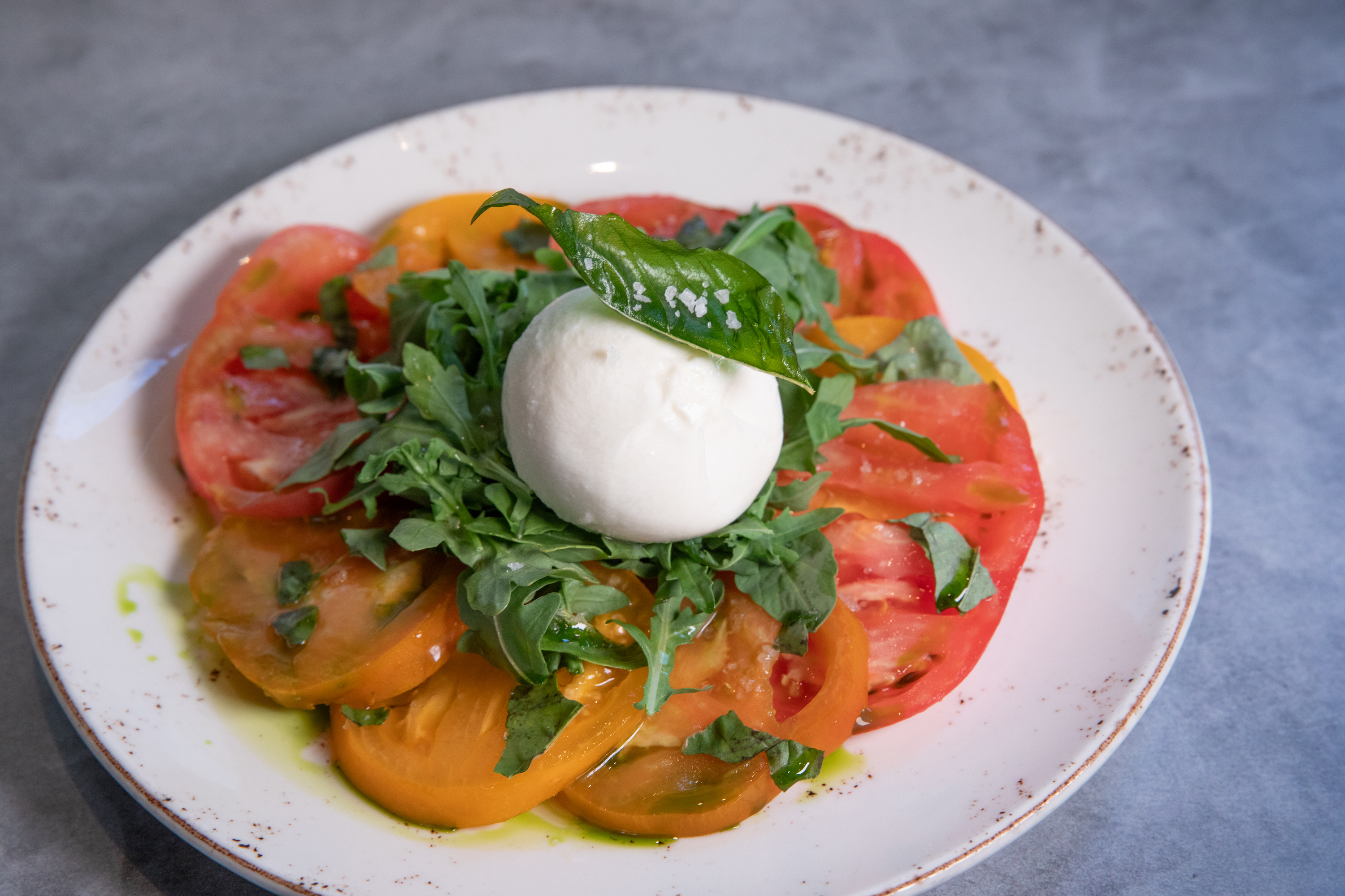 tomato-and-basil-salad-with-fresh-cheese