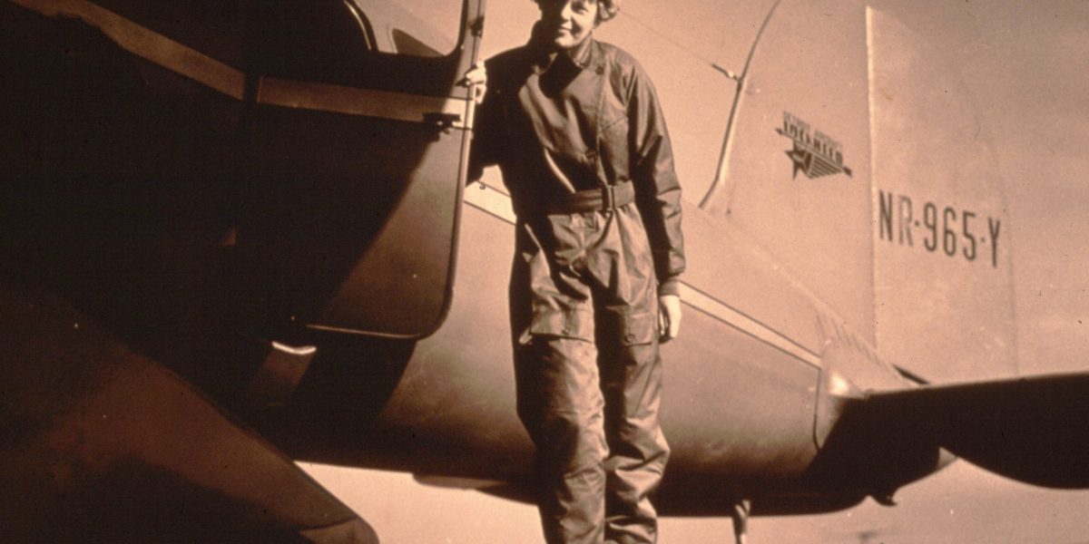 Amelia Earhart Lead Image with Electra