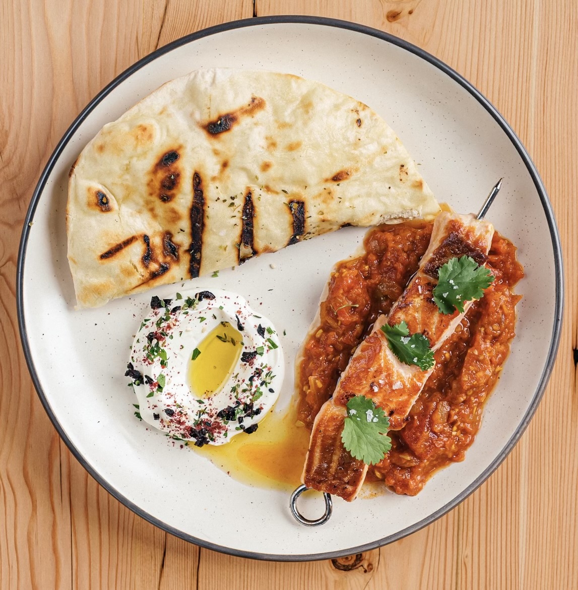 salmon-on-red-curry-sauce-labneh