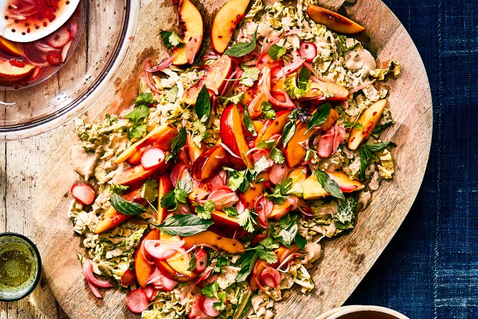 Nectarine Herb Salad