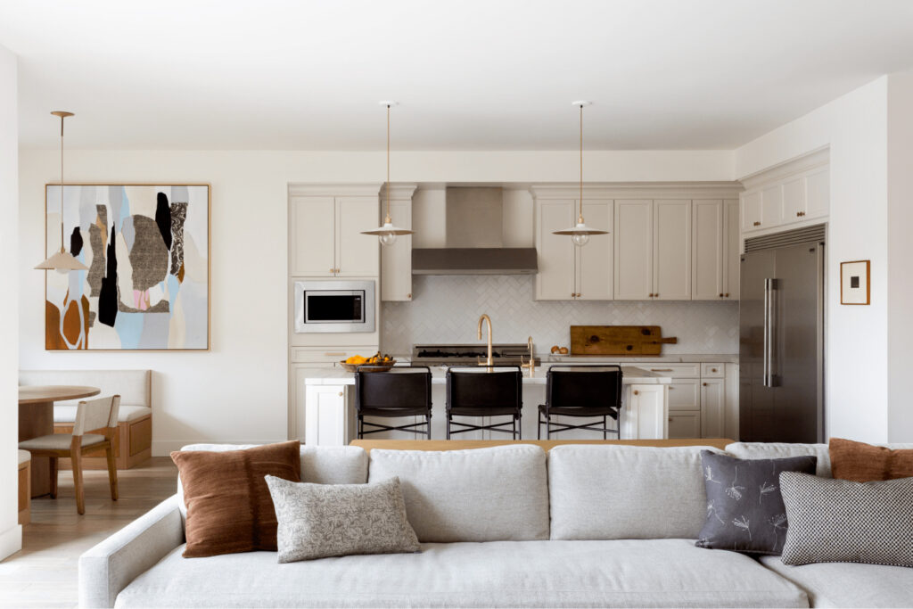 Neutral Living Room by Jenn Feldman