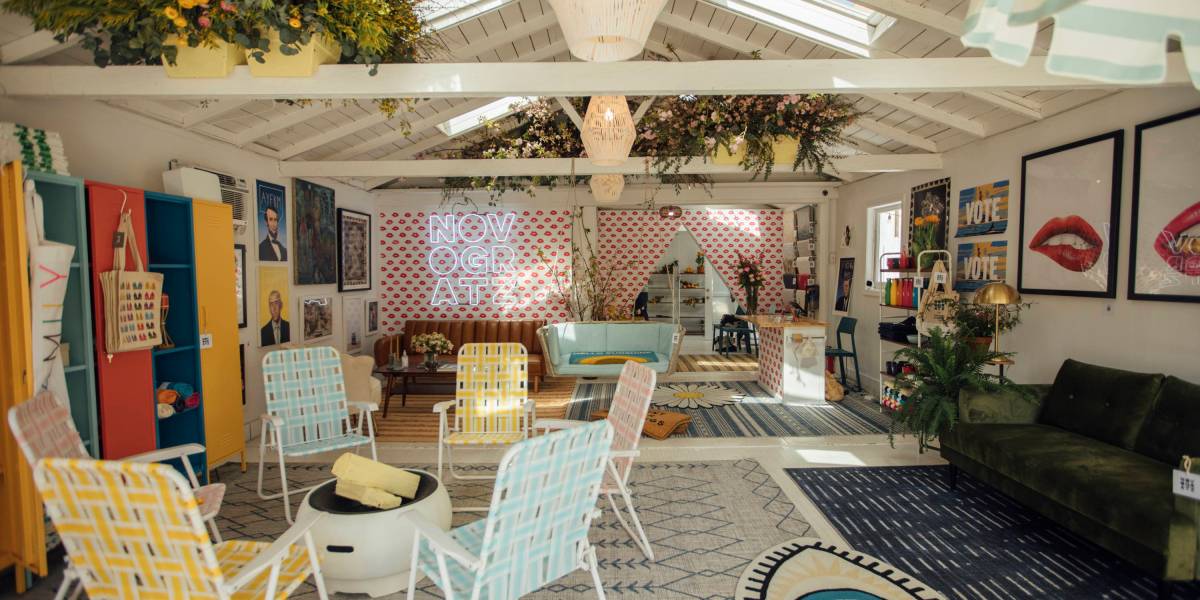 Interior shot of the House of Novogratz in Venice Beach.