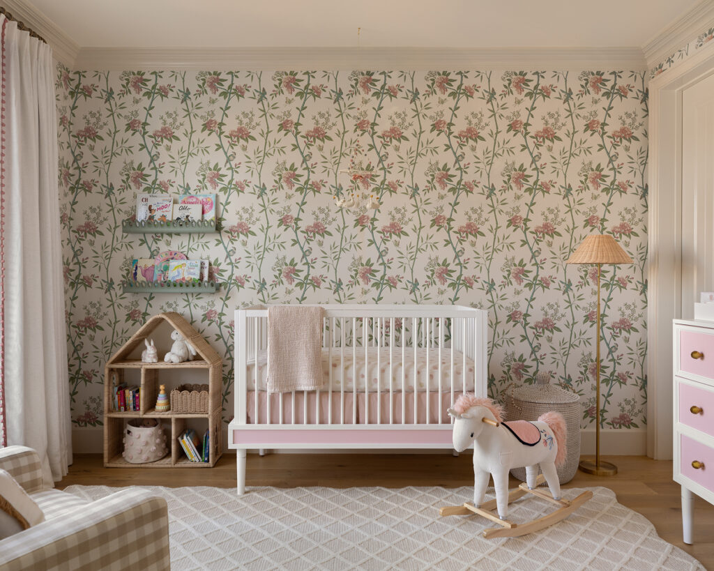 Nursery in Sherman Oaks House by Heath Interiors