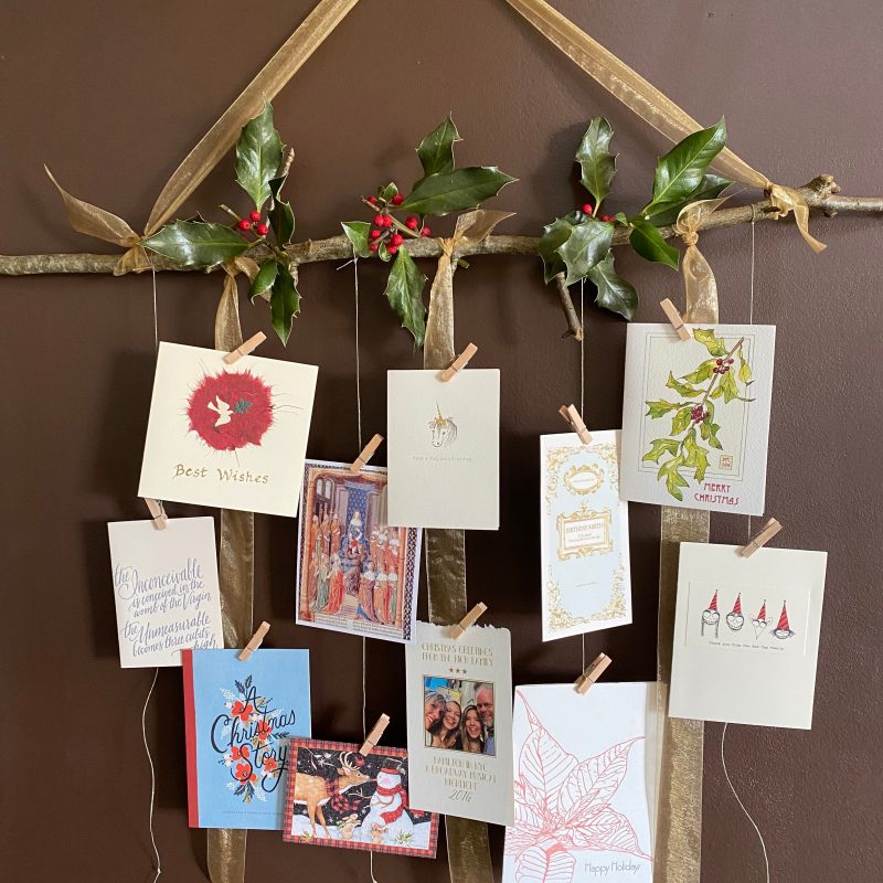 Creative Ways to Hang up Your Holiday Cards This Season