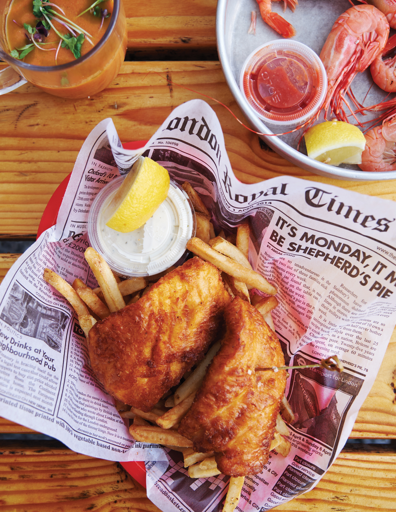 Orcas Island Buck Bay Shellfish Farm Fish and Chips