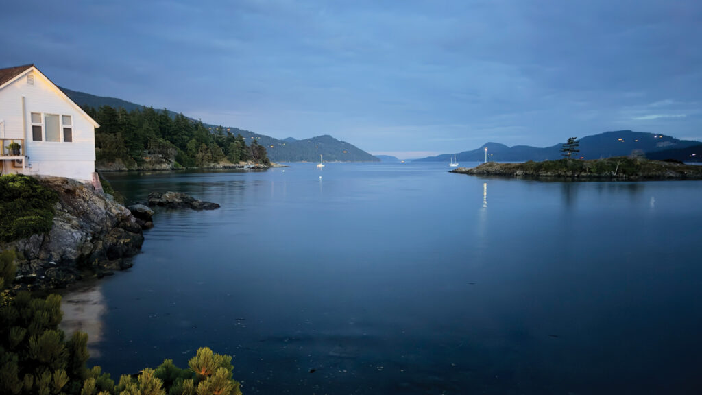 Orcas Island View of East Sound from Outlook Inn