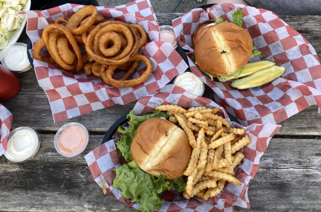 Food at Ruby's Roadside Grill