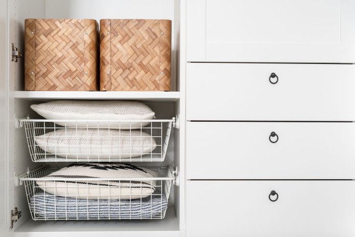 Organized Linen Closet