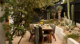 Outdoor Dining in Emma Flanders LA Garden