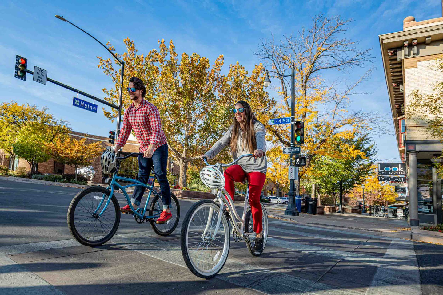 biking-on-main-street