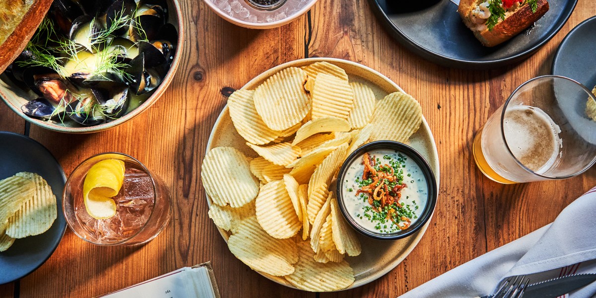 Pacific Standard Overhead Shot of Dishes and Drinks