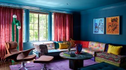 Painted Ceiling Living Room by Oliver Furth