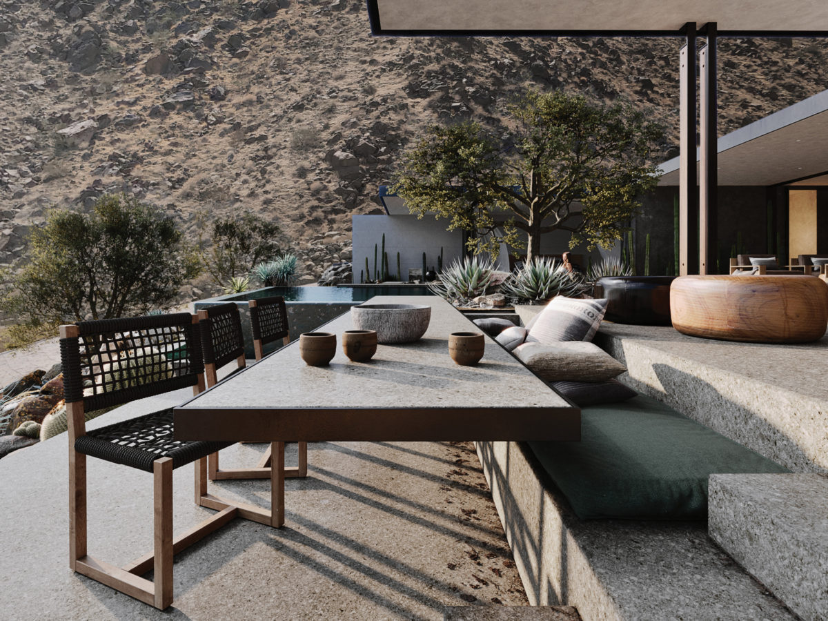 Houses of AR&D Outdoor Entertaining Area