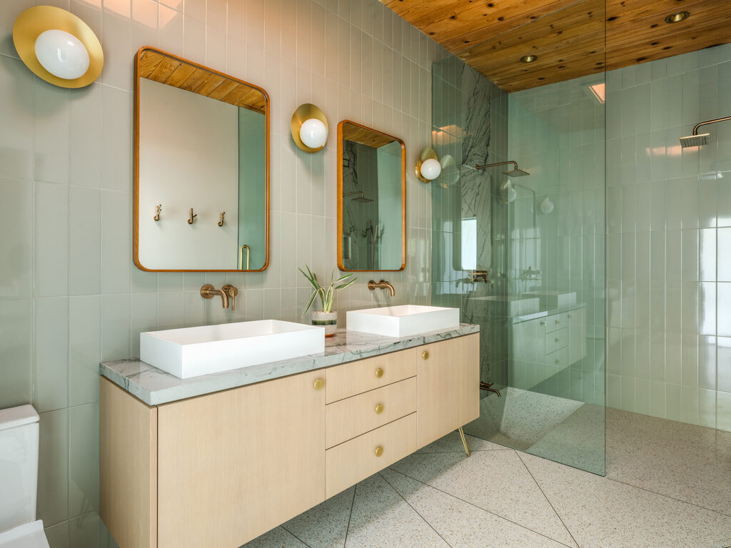Palm Springs Primary Bathroom by Michelle Boudreau Design