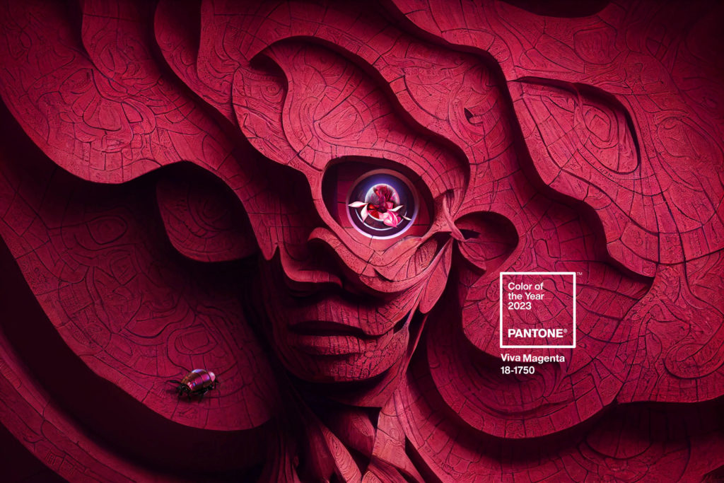 Pantone Color of the Year Viva Magenta Swatch