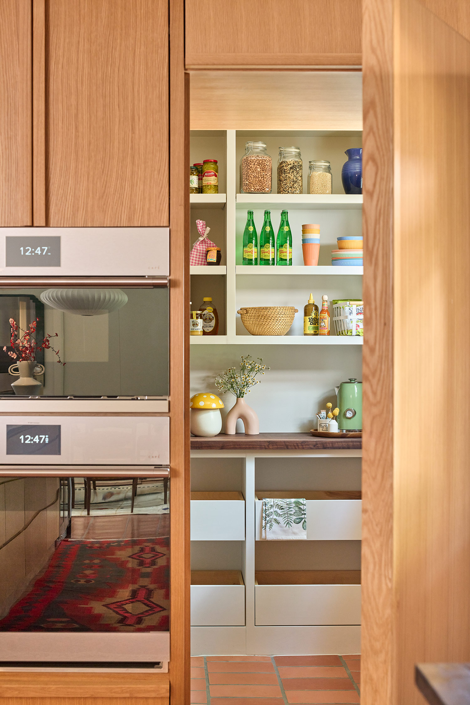 Pantry in Austin Mid-Century House by CG&S Design-Build